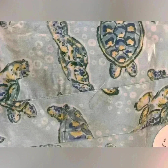 BNWT Mahogany Kimono Style Robe with Sea Turtles Size S - Picture 9 of 11